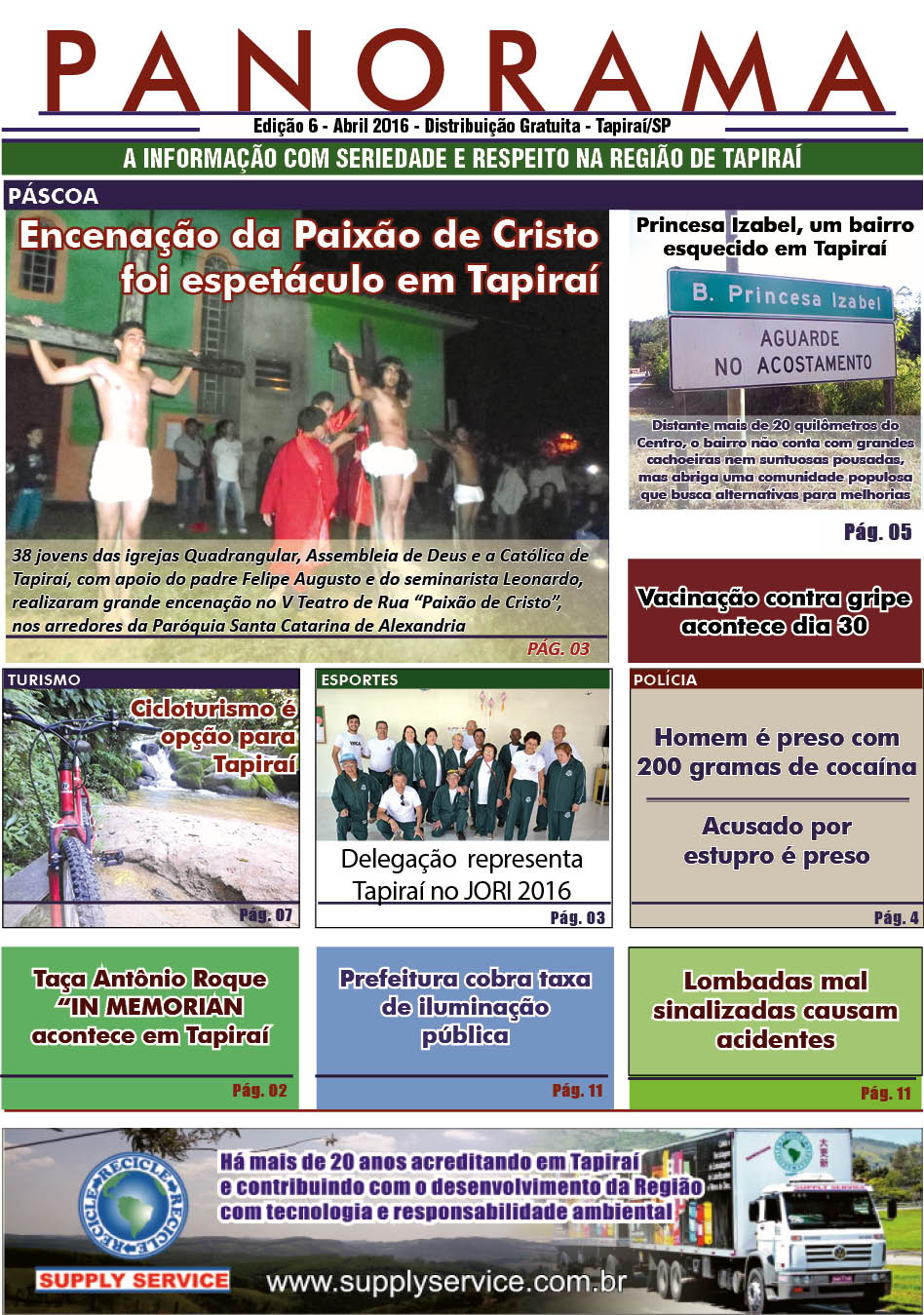 Jornal PANORAMA Ed. 06 - Abril de 2016