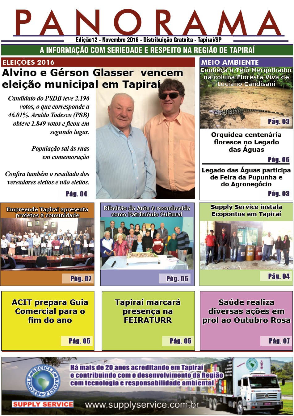 Jornal PANORAMA Ed. 12 - Novembro de 2016