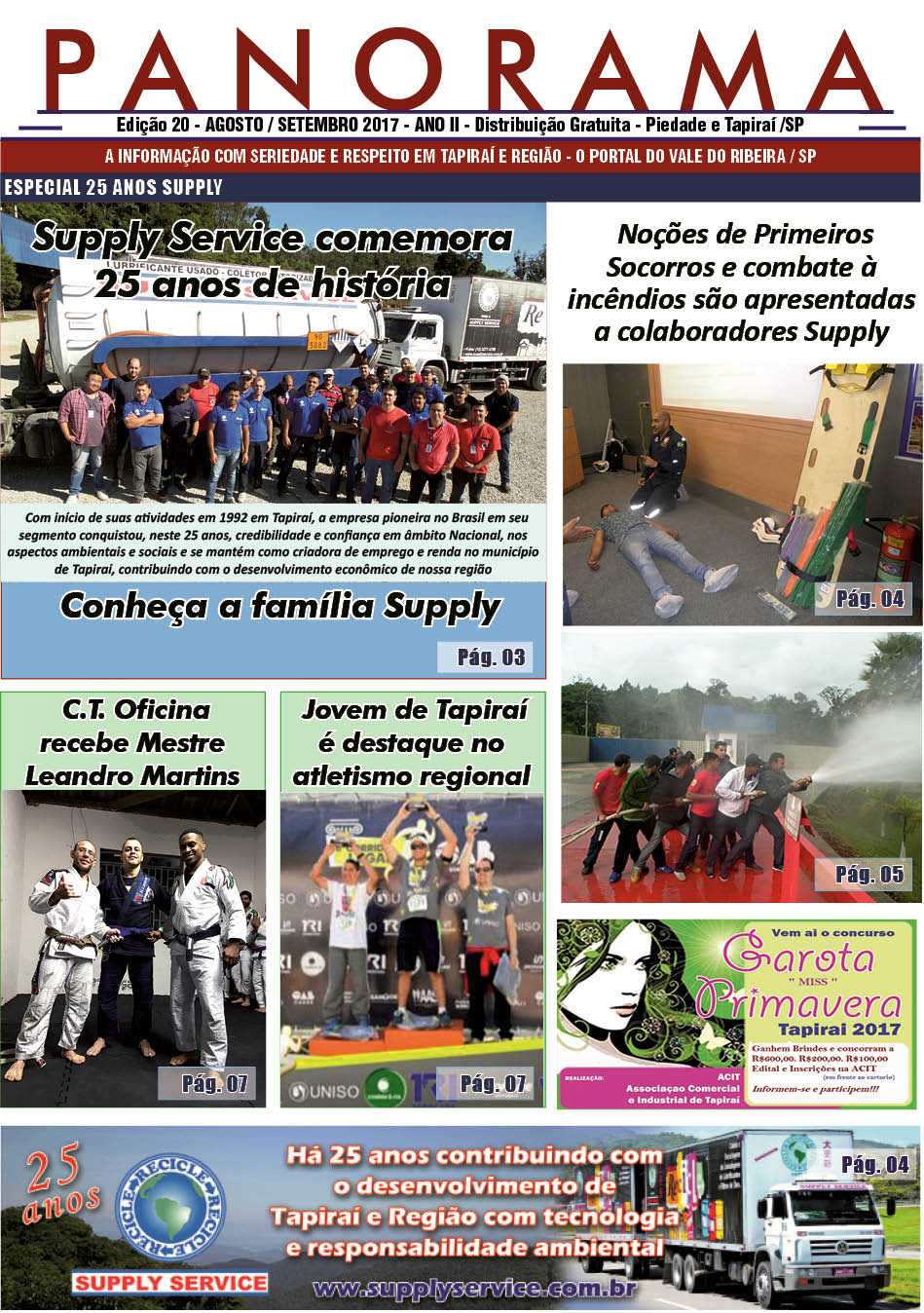 Jornal PANORAMA Ed. 20 - Agosto de 2017