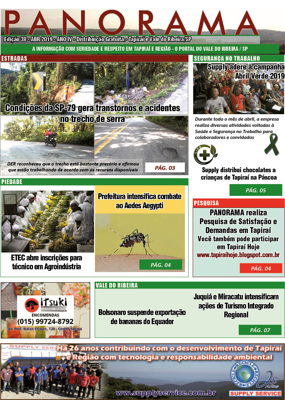 Jornal PANORAMA Ed. 38 - Abril de 2019