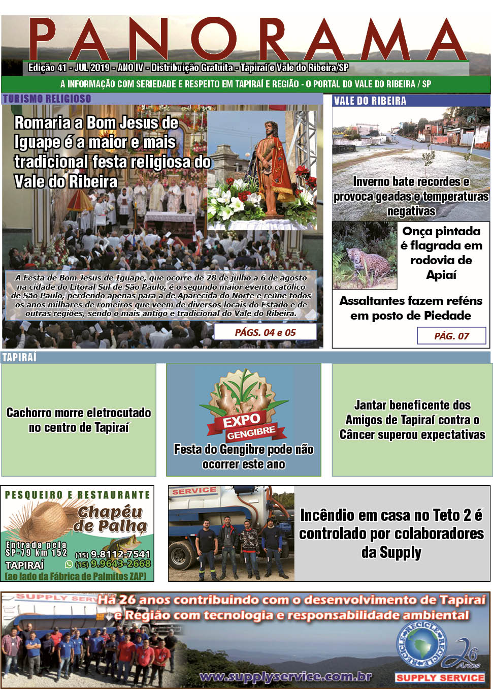 Jornal PANORAMA Ed. 41 - Julho de 2019