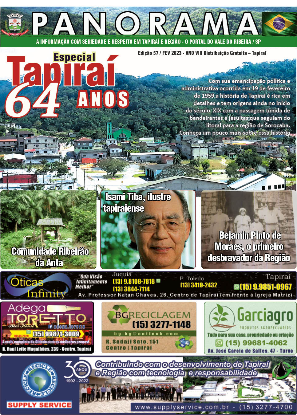 Jornal PANORAMA Ed. 57 - Fevereiro de 2023