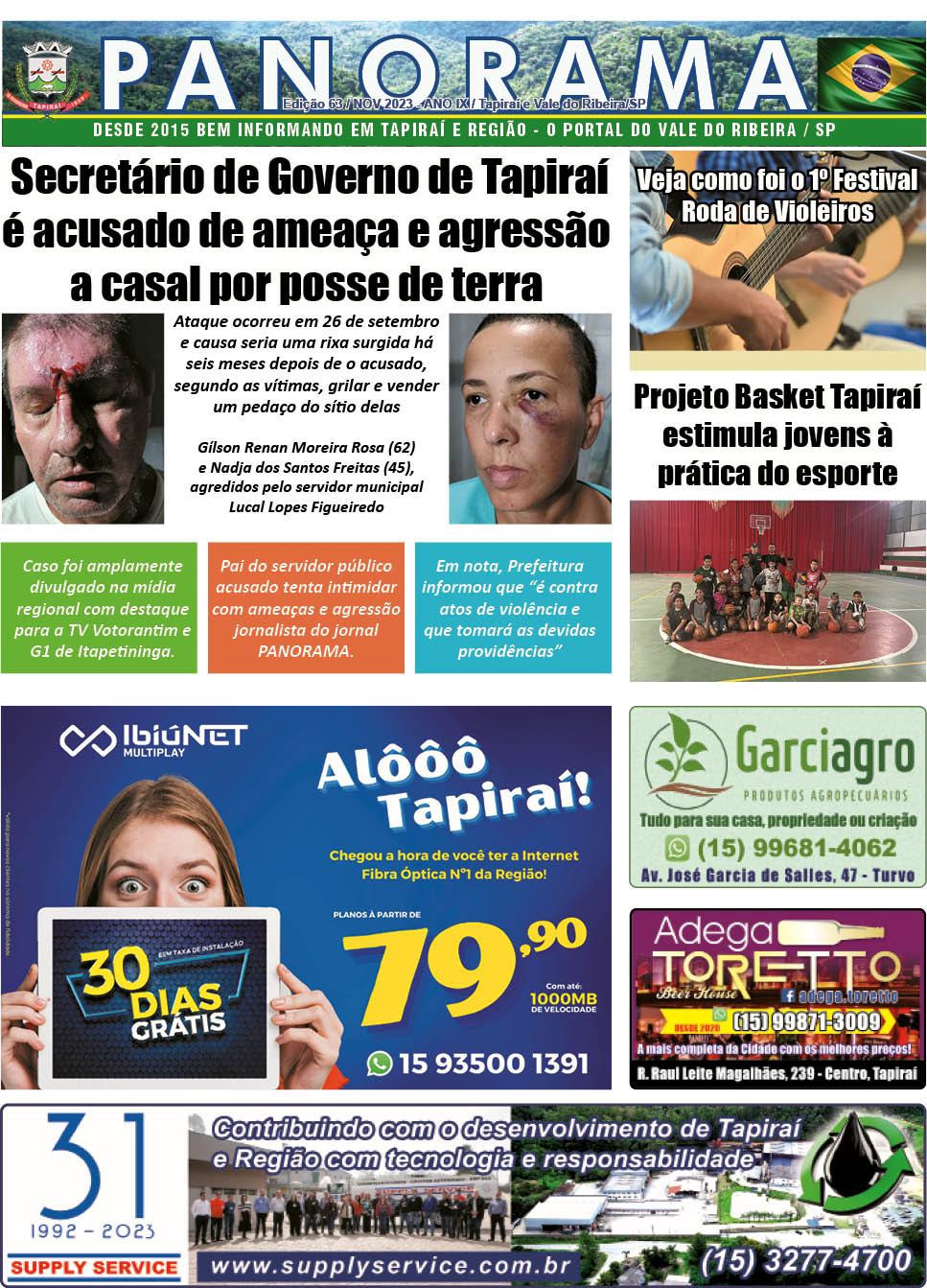 Jornal PANORAMA Ed. 63 - Novembro de 2023