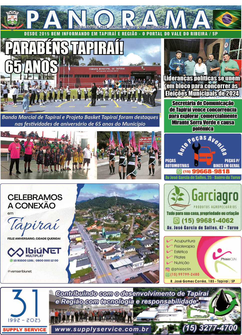 Jornal PANORAMA Ed. 66 - Fevereiro de 2024