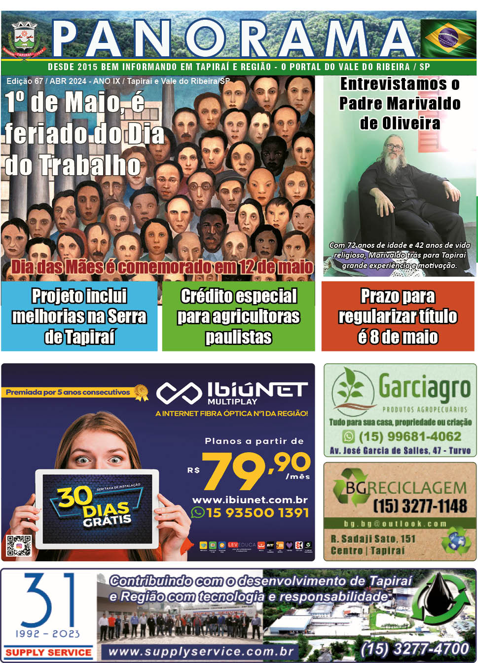 Jornal PANORAMA Ed. 67 - Abril de 2024