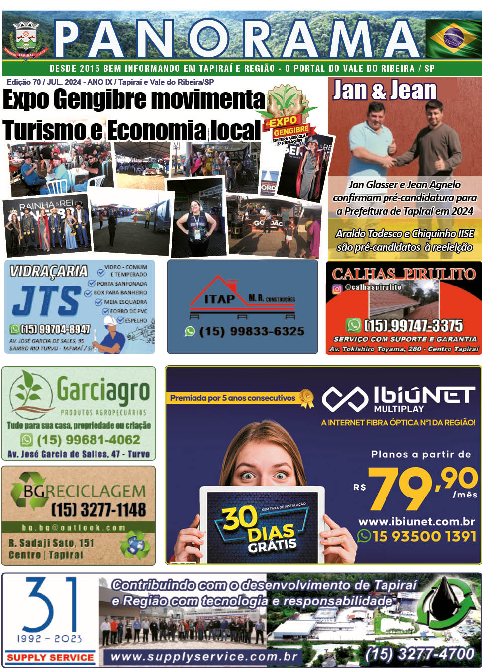 Jornal PANORAMA Ed. 70 - Julho de 2024