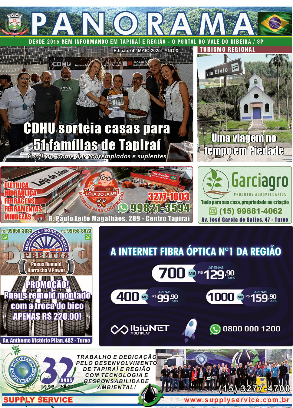 Jornal PANORAMA Ed. 74 - Abril de 2025