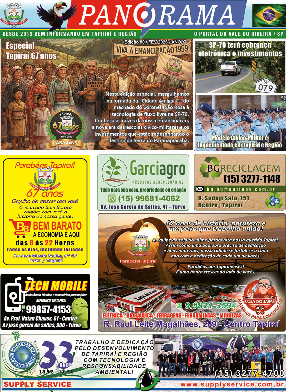 Jornal PANORAMA Ed. 80 - Fevereiro de 2026