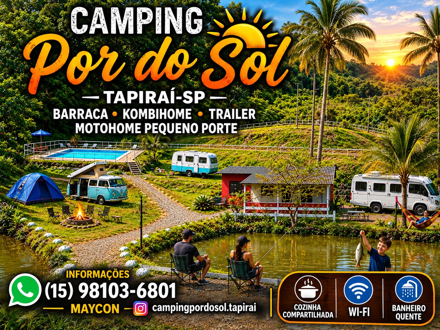 Novo refúgio na Mata Atlântica de Tapiraí: Camping Por do Sol inaugura nas próximas semanas